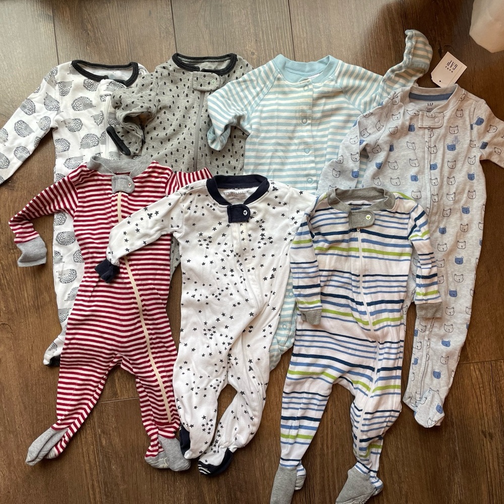 3-6 month baby boy pajamas